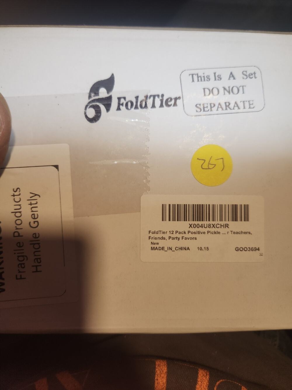 FoldTier 12-Pack Positive Pickle Gifts - Bulk Emotional Support Sets NEW!